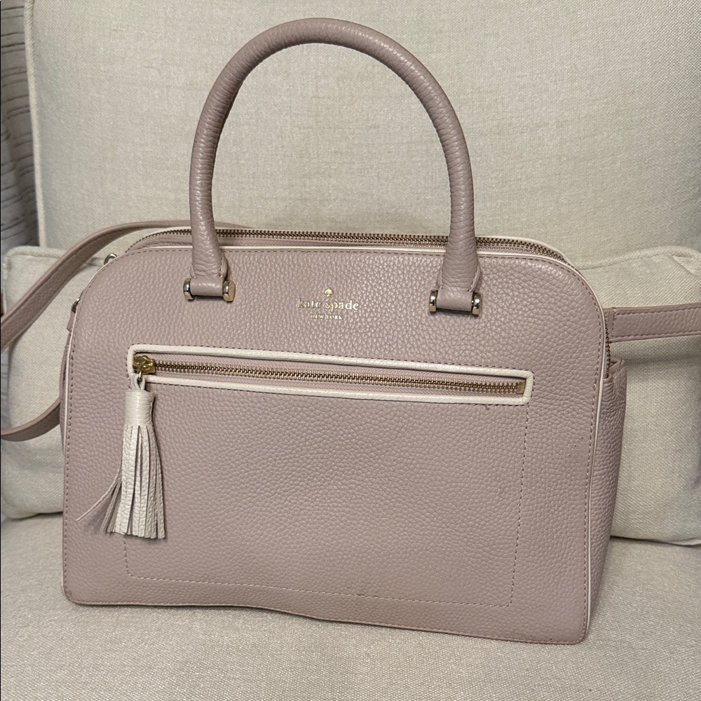 Kate Spade Light Brown Leather Satchel